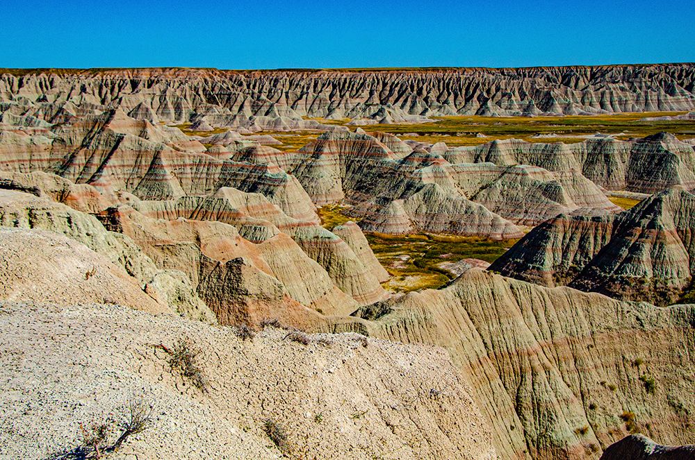 USA, South Dakota. Badlands National Park, Big Badlands Overlook